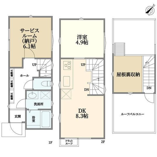 東京都渋谷区本町５丁目(間取り)