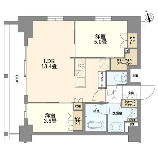 ベルファース八丁堀Ｗｅｓｔ(間取り)