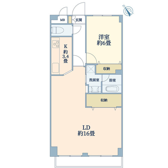 サンプラザ港南台(間取り)