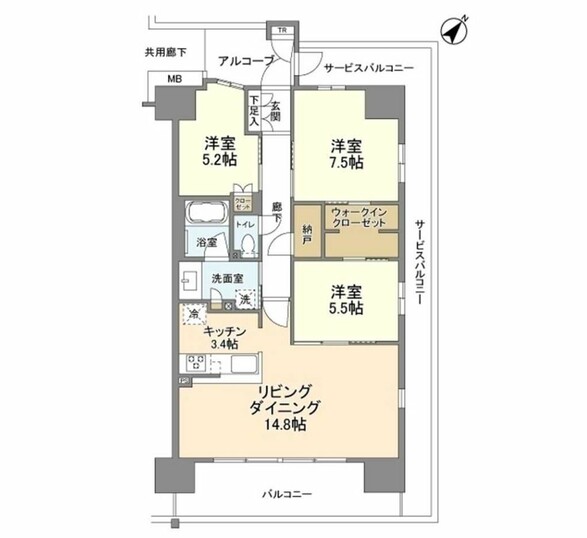 クラッシィハウス京都六地蔵ブライトタワー(間取り)
