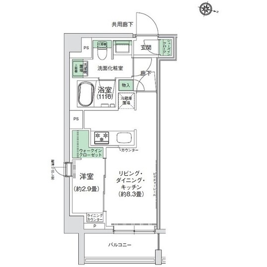 スタイリオ三軒茶屋(間取り)