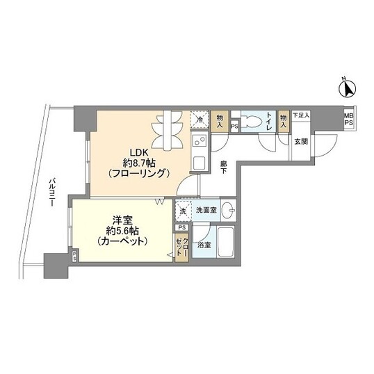 ライオンズマンション市川シティ(間取り)