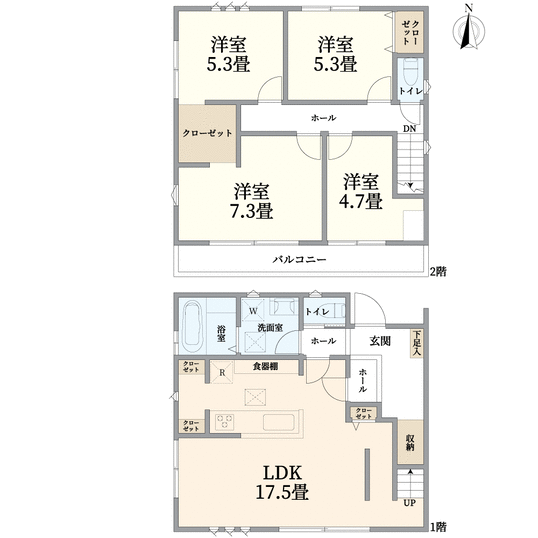 東京都町田市南大谷(間取り)