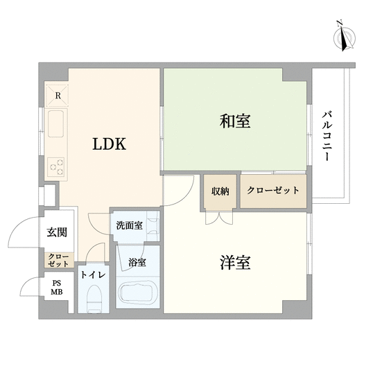 グリーンキャピタル小石川(間取り)