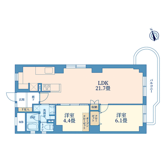 調布ケ丘ハイツ(間取り)