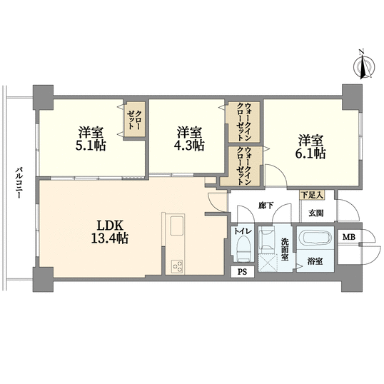 新大阪ファイナンスＣ棟(間取り)