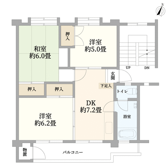 木曽住宅ト(間取り)