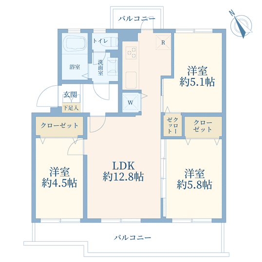 夏見台住宅(間取り)