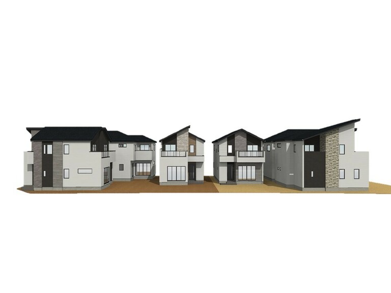 利府町中央新築分譲住宅全６棟　(※図面を基に描き起こしたもので、実際とは多少異なる場合があります。)