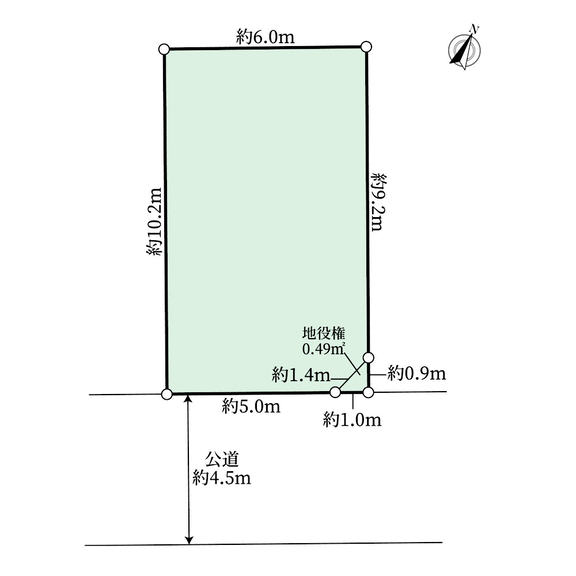 さいたま市緑区太田窪１丁目(1区画　地型図)