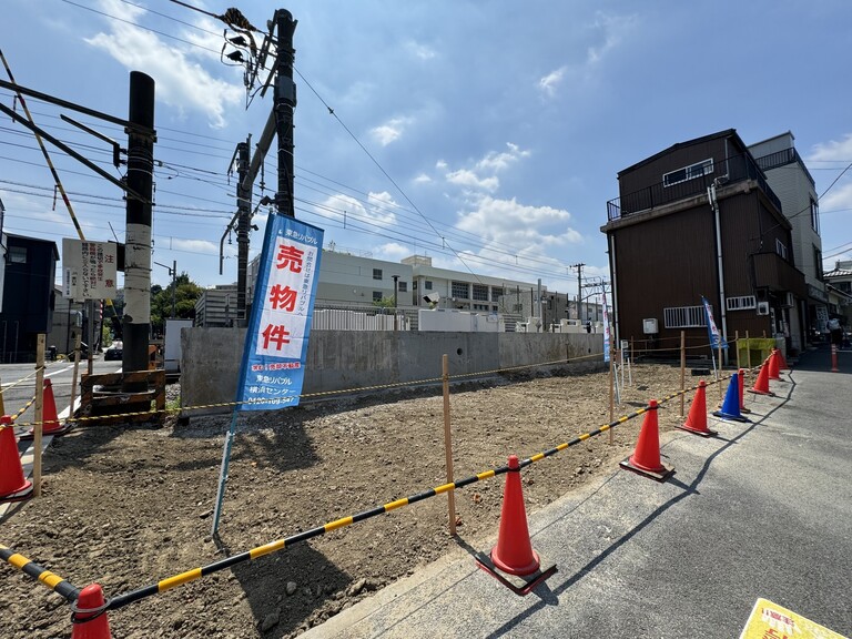 南武線津田山駅平坦徒歩１分　下作延６丁目売地２区画