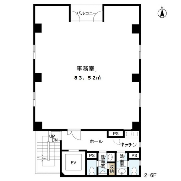 菅田ビル　５Ｆ(間取図)