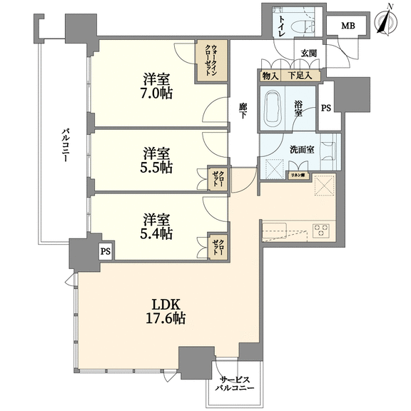 ブランズタワー梅田Ｎｏｒｔｈ(間取図)