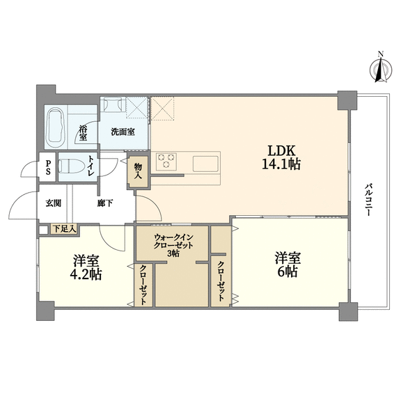 シャルム中津(間取図)