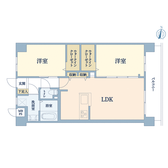 エメラルドマンション鶴見緑地(間取図)