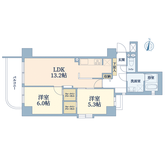 グラン・シティオ上本町(間取図)