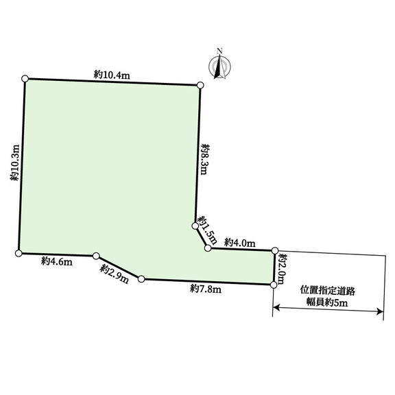 兵庫県伊丹市緑ケ丘５丁目(地型図)