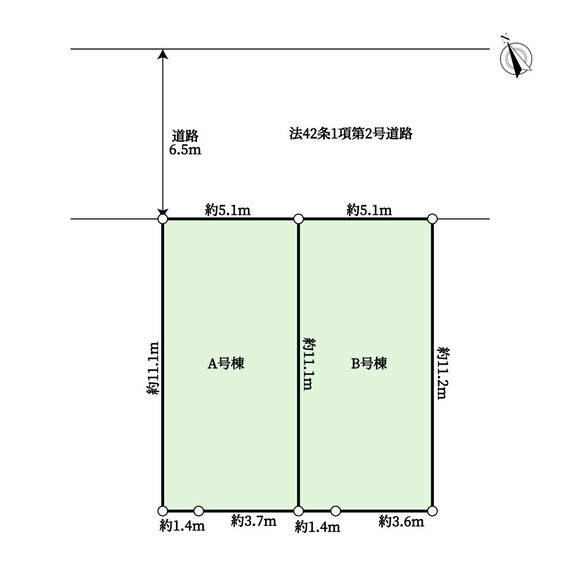 高田西2丁目　全２棟　Ａ号棟