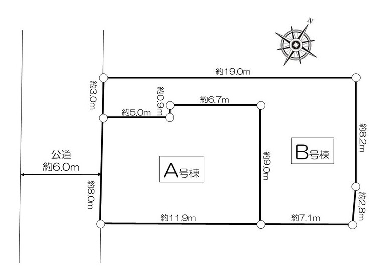 神奈川県川崎市麻生区高石６丁目(全体区画図)