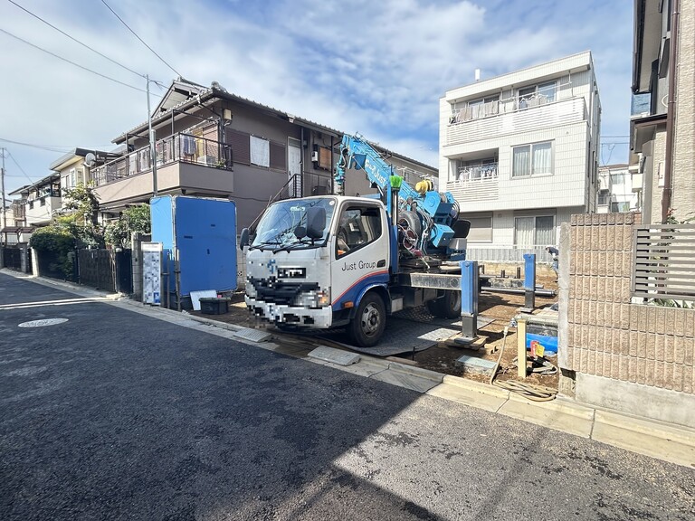 埼玉県さいたま市北区植竹町１丁目(【現地写真】南道路につき陽当たり良好です。完成予定時期：2025年1月下旬 2024年10月19日)