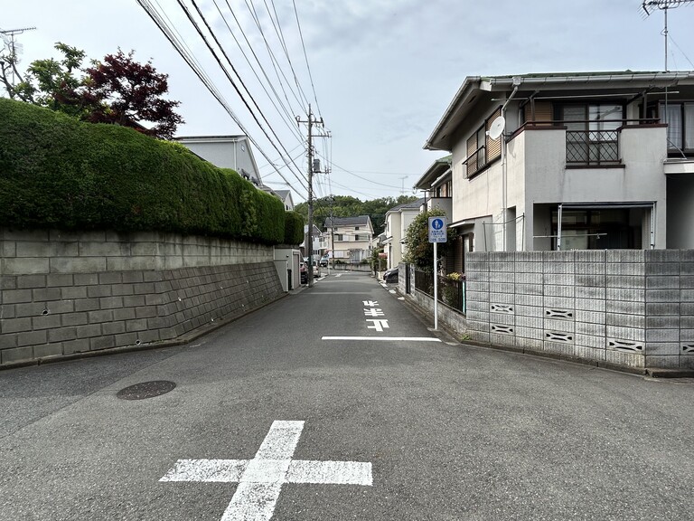 東京都町田市鶴川１丁目(現地前面道路)