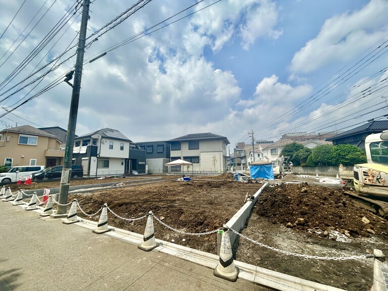 【更地渡しの建築条件無売地】南町田2丁目全5区画　区画No1(対象不動産現地写真　※建築条件無し　更地渡し)