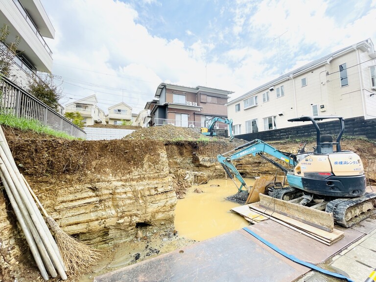 神奈川県川崎市麻生区万福寺２丁目(現地写真（2024年9月現在造成工事中）)