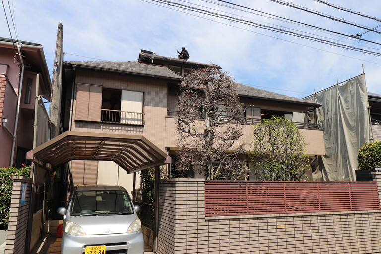 神奈川県横浜市青葉区荏子田２丁目(解体中 2024年9月6日)