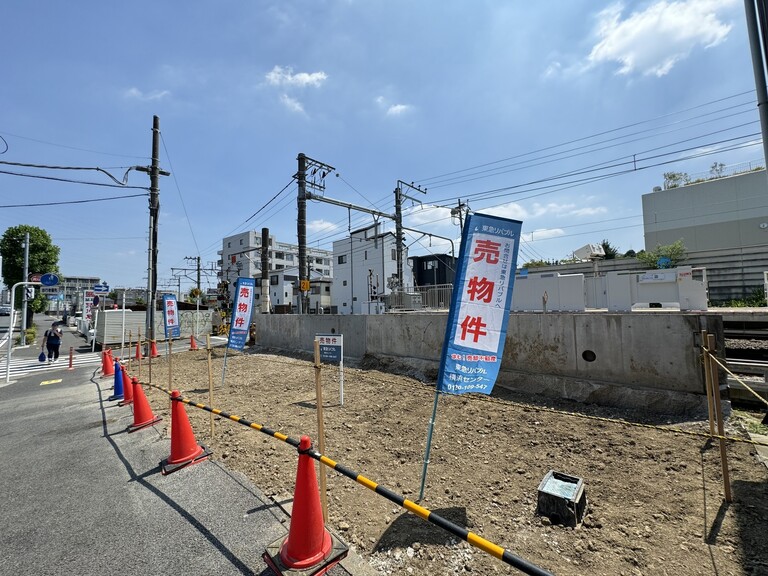 南武線津田山駅平坦徒歩１分　下作延６丁目売地２区画　A区画