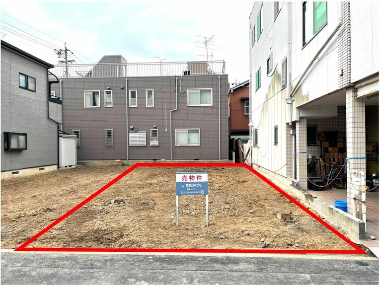 愛知県名古屋市瑞穂区神前町２丁目(赤枠内が売買対象地になります。)