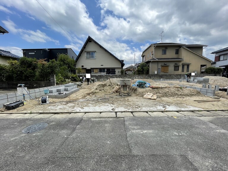 福岡県福岡市早良区飯倉４丁目(2号棟　現地写真(造成中))