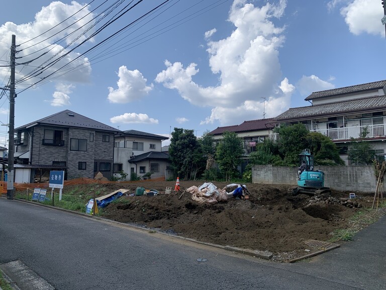 東京都武蔵野市関前５丁目(現地　※3区画全体の写真です)