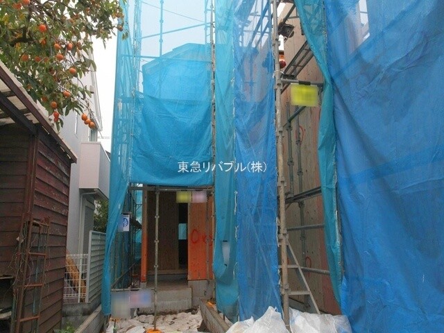 東京都杉並区井草２丁目(１号棟　建物外観　未完成※2024年10月29日撮影)