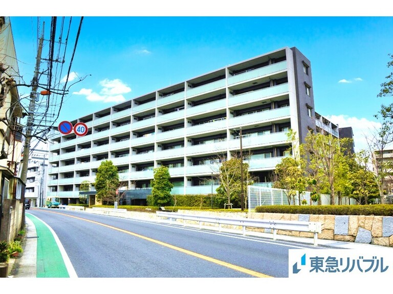 パークスクエア二子多摩川(【外観写真】高津駅まで徒歩14分　駅までは平坦な道のりです。)