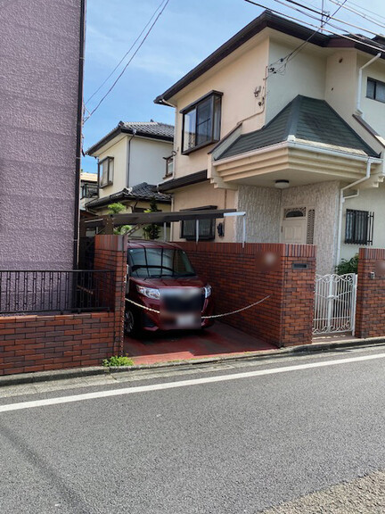 東京都練馬区立野町(前面道路（古家有・現況引渡）※車両等は販売対象外です)