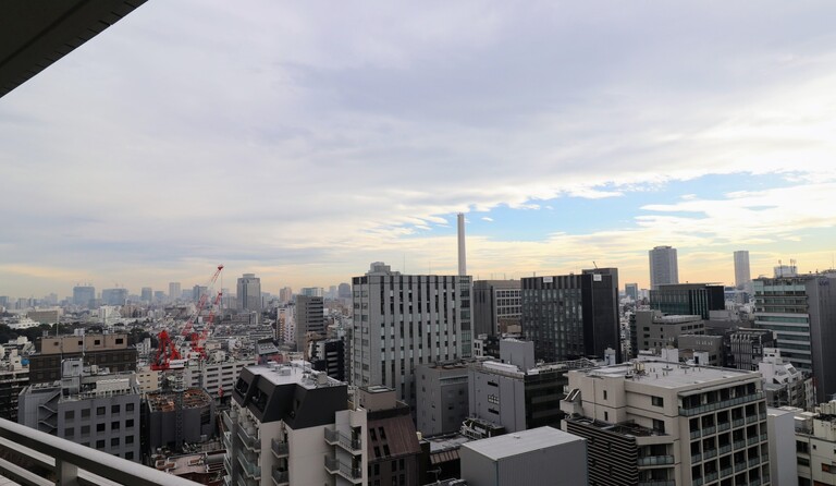 プライア渋谷(南バルコニーからの眺望)