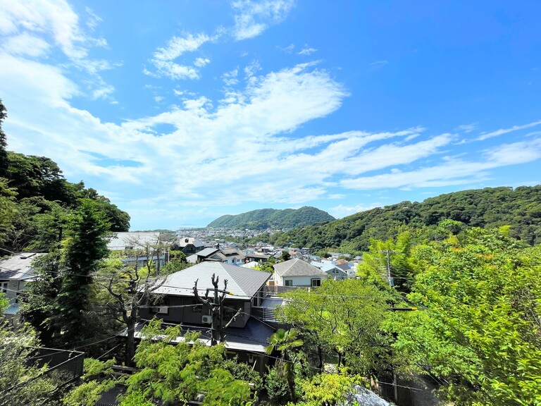 神奈川県三浦郡葉山町下山口(2階からの眺望)